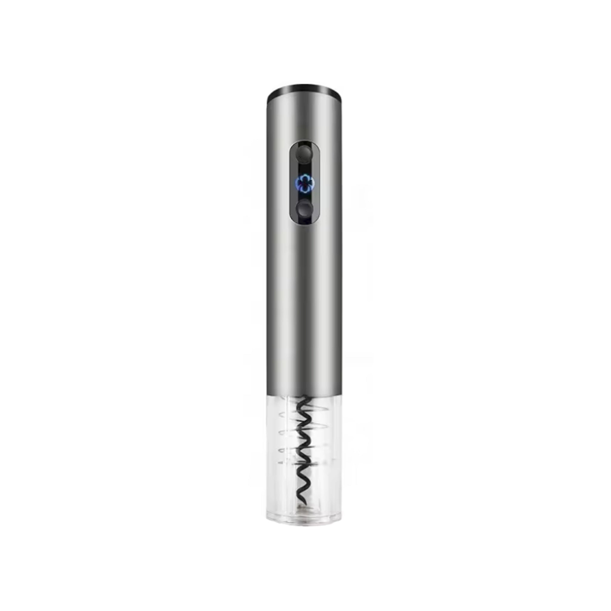 Silver Wine Opener with Stainless Steel Corkscrew-1