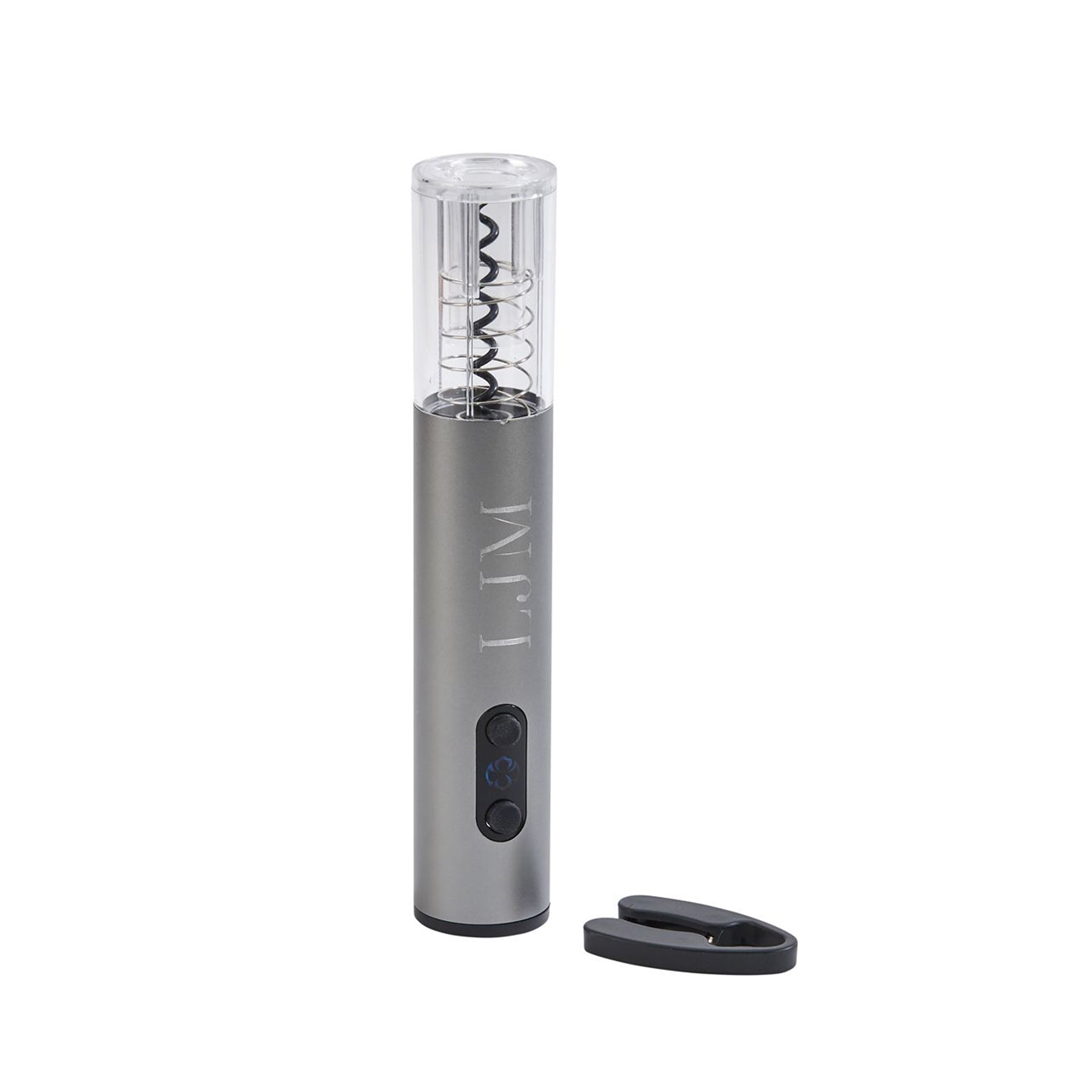 Silver Wine Opener with Stainless Steel Corkscrew-2