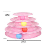 Interactive Cat Ball Tower Tracks Toy - Fun And Engaging Playtime For Your Feline Friend-1