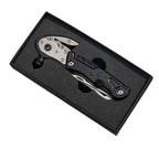 Black Glass Breaker With Multi Tools, 6" L-1