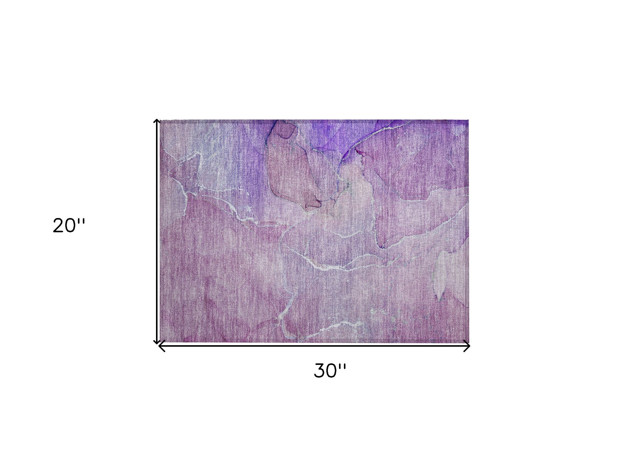 2' X 3' Purple Abstract Washable Non Skid Indoor Outdoor Area Rug-2