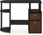 Jaya Computer Study Desk with Bin, Brown-4