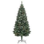 vidaXL Christmas Tree Holiday Decoration Artificial Xmas Tree with Pine Cones-4