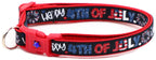 Happy Fourth of July Breakaway Cat Collar-4