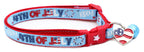 Happy Fourth of July Breakaway Cat Collar-12