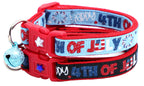Happy Fourth of July Breakaway Cat Collar-0