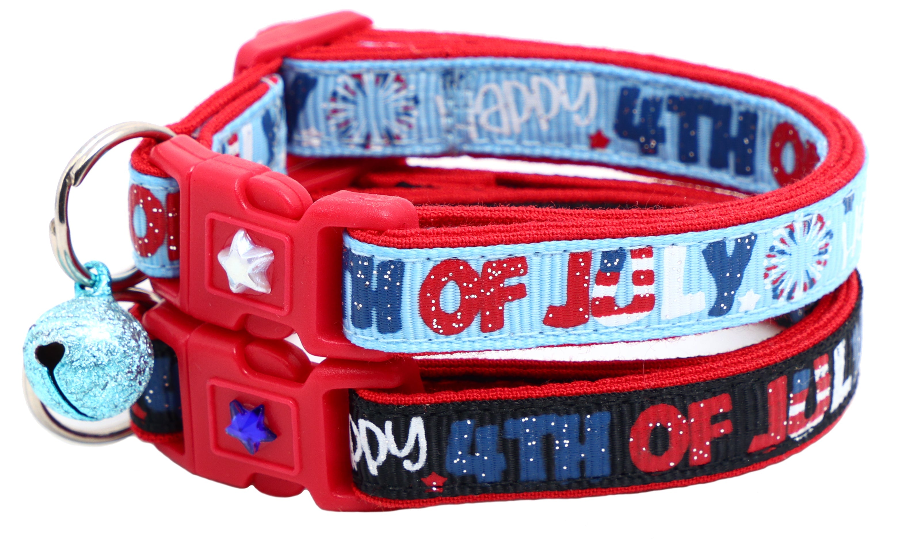 Happy Fourth of July Breakaway Cat Collar-0