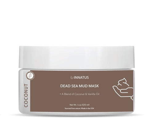 Dead Sea Mud Mask with Agave Coconut Oil – 4oz Detoxifying & Hydrating