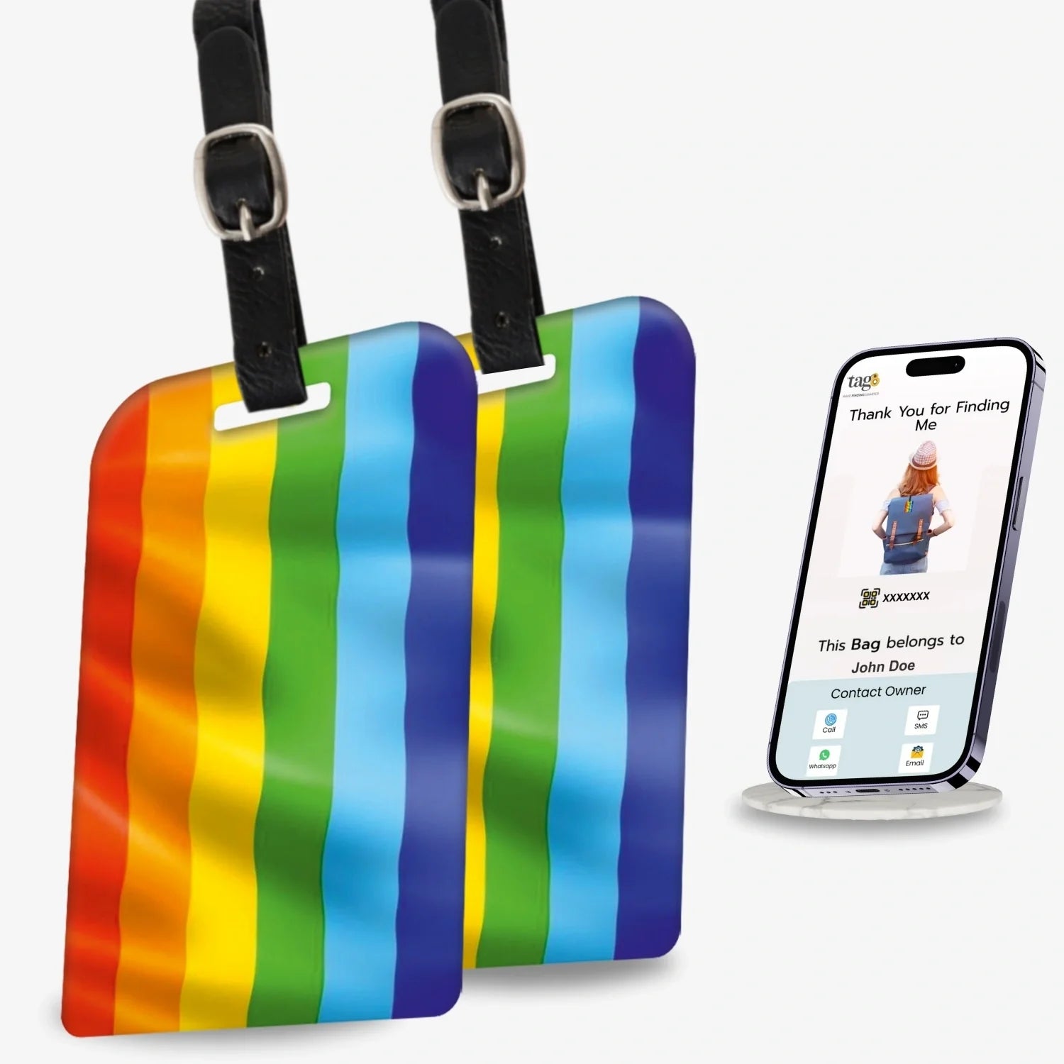 Smart Bag Security Tag - Pride [Pack 2]-0