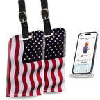 Smart Bag Security Tag - USA Flag [Pack 2]-0
