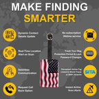 Smart Bag Security Tag - USA Flag [Pack 2]-3